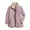 Pink, variant on Wutalume Women's Floral Print Stand Up Collar Pleated Cotton Long Sleeved Button Cotton Jacket, Retro Check Pattern, Vintage Style, Perfect for Seasonal Fashion,Beige L