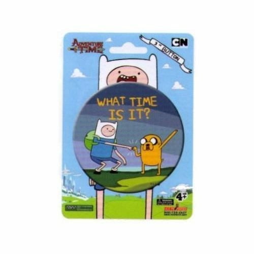 Adventure Time Quelle Heure Est-Il Bouton de 3 Pouces