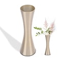 thumbnail image 1 of Flower Vase, Metal Table Vase Tall Slim Vase Aluminum High Stability Modern Style Shiny Gold Color  for Home, 1 of 7