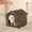 Multicolor-L, variant on Dri Fit Winter House With Self Warming Pad-Outdoor Indoor Weather-proof Heat Insulated Shelter Enclosure For Cats Dogs Rabbits- Portable Water-proof Tent For Feral