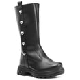 thumbnail image 4 of Bota Larga Yuyin para niña Comoda Casual Antiderrapante Moda negro 18.5, 4 of 6