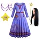 thumbnail image 3 of Disfraces de Disney Wish para niñas, disfraces de Cosplay de películas, vestido de princesa Asha para niños, Halloween, Carnaval, cumpleaños, mascarada, actuación en escenario, 3 of 5