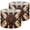 Color 1, variant on Linen Drum Lampshades Animal Deer Vintage Wildlife Rustic Sunset Lake Log Cabin 13"x13"x10" Light Shade for Table Lamps Floor Lamp Shades Lampshade Replacement Assembly Required