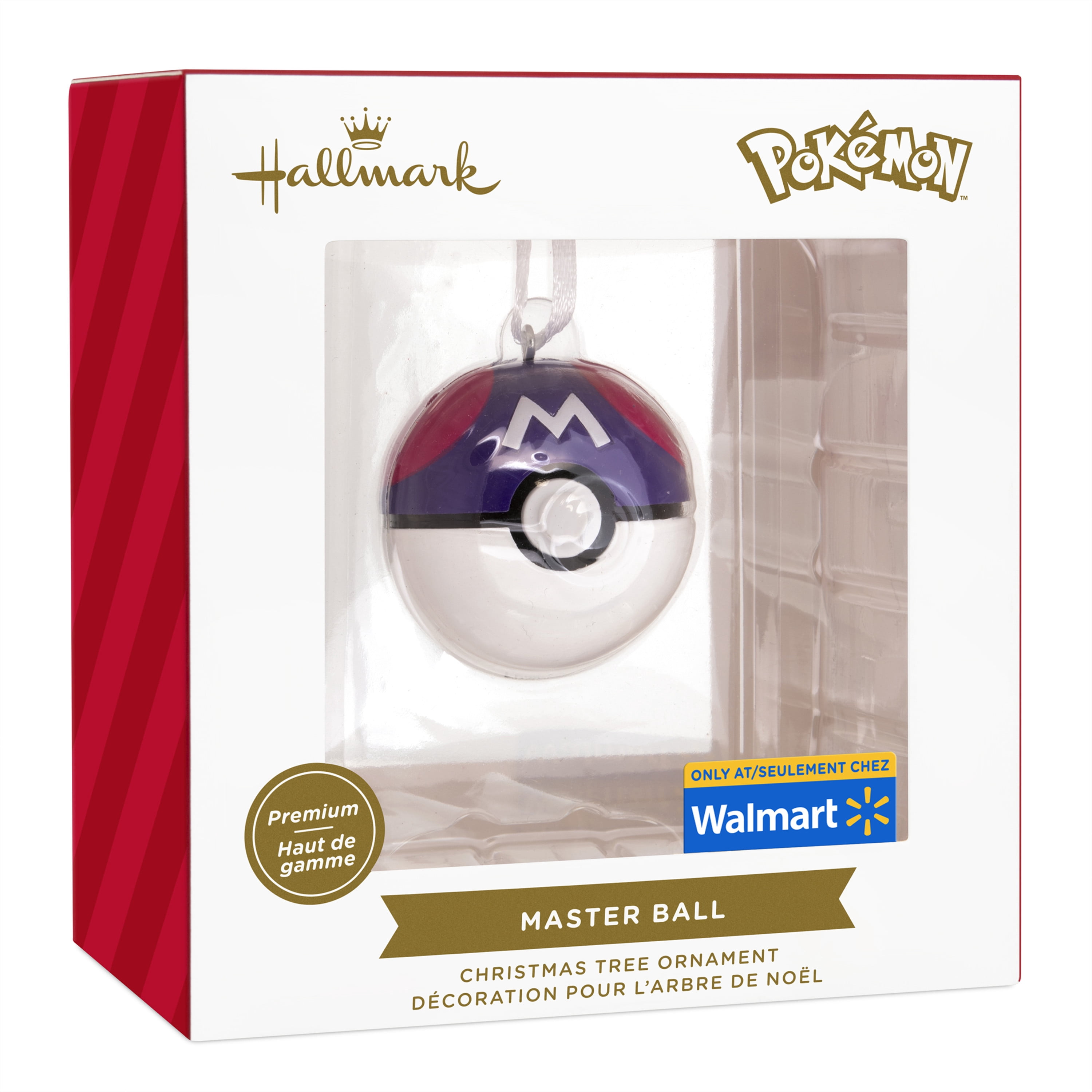 Hallmark Christmas Ornament (Pokémon Master Ball, Metal), 1 Count