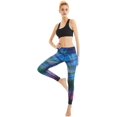 thumbnail image 2 of Women's Yoga Pants Compression Running Tights,Workout Running Leggings Tummy Control, 2 of 7