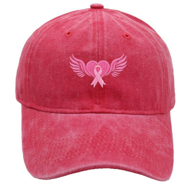 Unisex Baseball Caps Embroidered Cancer Awareness Hats for Outdoor Sports for Everyday Use Adjustable Comfortable Design Great for Casual Settings