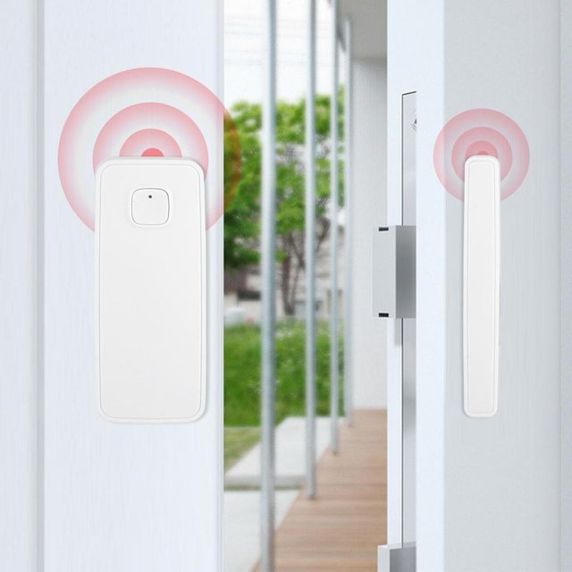Sensor de Ventana o Puerta IEEE 802.11b / g/n Durable y Conveniente Sensor de Ventana de Puerta Inteligente Que Conecta WiFi (Solo 2.4G) y Teléfono Móvil a Través la Aplicación Control Rremo Unbranded AF00613