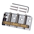 thumbnail image 2 of tamizeot High Performance Bass Bridge Tailpiece Saddle With Durable Metal Accessories For Precision Guitar Assembly Silver 76mm, 2 of 6