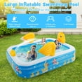 thumbnail image 3 of Infans Inflatable Swimming Pool Duck Themed Kiddie Pool w/ Sprinkler for Age 3+, 3 of 7