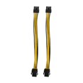 thumbnail image 3 of 2 Pack Graphics Card 6 Pin to 8 Pin PCIe Adapter Power Cable (GPU Video Graphics Card Power Cable) 7, 3 of 5