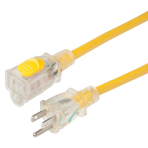 Marinco 150050 - 14/3 50' 15A Locking Lighted Extension Cord