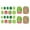 E, variant on Mcolor Summer Toe Nail Polish Stickers Full Nail Wraps for Women Self Adhesive Nail Polish Strips for Toes Gel Nail Strips Toenail Manicure Sticker