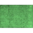 thumbnail image 1 of Ahgly Company Indoor Rectangle Persian Emerald Green Traditional Area Rugs, 8' x 10', 1 of 4