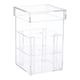 thumbnail image 3 of Caja de regalo con forma de rosa de acrílico transparente para arreglos florales cortados 1 agujero, 3 of 9