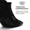 thumbnail image 2 of Feetures - Merino 10 Cushion - No Show Tab - Athletic Running Socks for Men and Women - Charcoal – S, 2 of 6