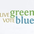 thumbnail image 2 of CafePress - Live Green Vote Blue Infant Bodysuit - Baby Light Bodysuit, Size Newborn - 24 Months, 2 of 4