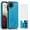 Blue, variant on Asuwish Compatible with Samsung Galaxy A16 5G/4G Wallet Phone Case Tempered Glass Screen Protector and Flower PU Leather Credit Card Holder Stand Rugged Accessories Cell Cover for A 16 Women Men Grey