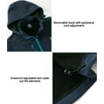 thumbnail image 5 of Little Donkey Andy Women’s Softshell Jacket, Ski Snowboarding Jacket with Removable Hood, Fleece Lined and Water Repellent Dark Blue XL, 5 of 7