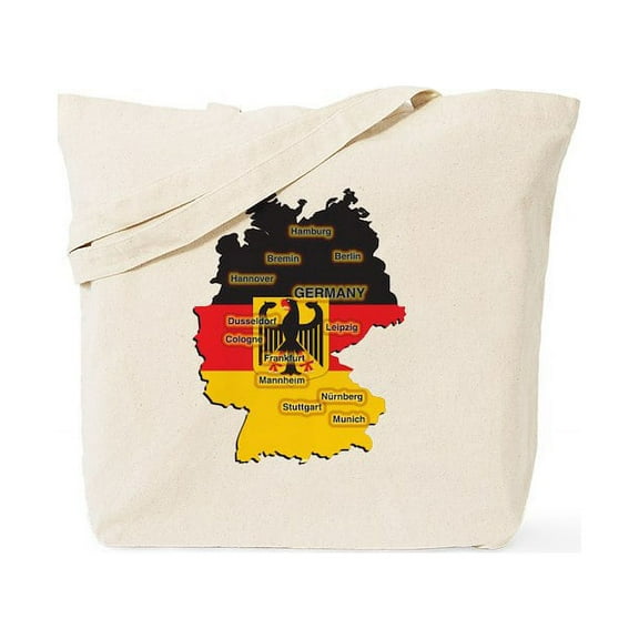 CafePress - Germany Map Tote Bag - Unisex Canvas Tote Bag, Beige, 1-Piece