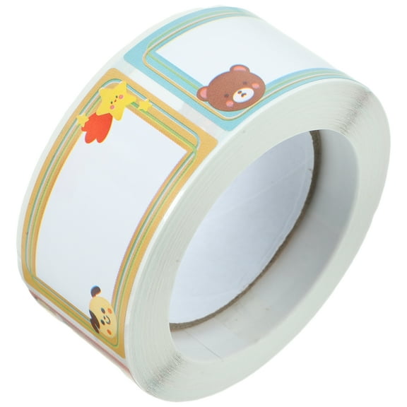 Stickers Adhesive Name Tags Label Sticky for Clothes Blank Labels Gift Student Baby