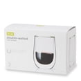 thumbnail image 2 of True - Copas de vino de doble pared, sin tallo, para vinos blancos y tintos, vasos aislantes, taza de vidrio, cristalería de cocina, juego de 2 unidades, transparentes, 2 of 8
