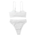 thumbnail image 6 of Ofreoo Womens Scoop Neck Cut Out Front Lace Up Back High Cut Monokini One Piece Swimsuit on Clearance, 6 of 6