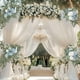 thumbnail image 4 of Arco de boda y decoración floral para mesa | Arreglo floral de seda artificial y plástico | Letrero de bienvenida de 2 piezas y centro de mesa para fotografía de bodas y decoración de fiestas, 4 of 6