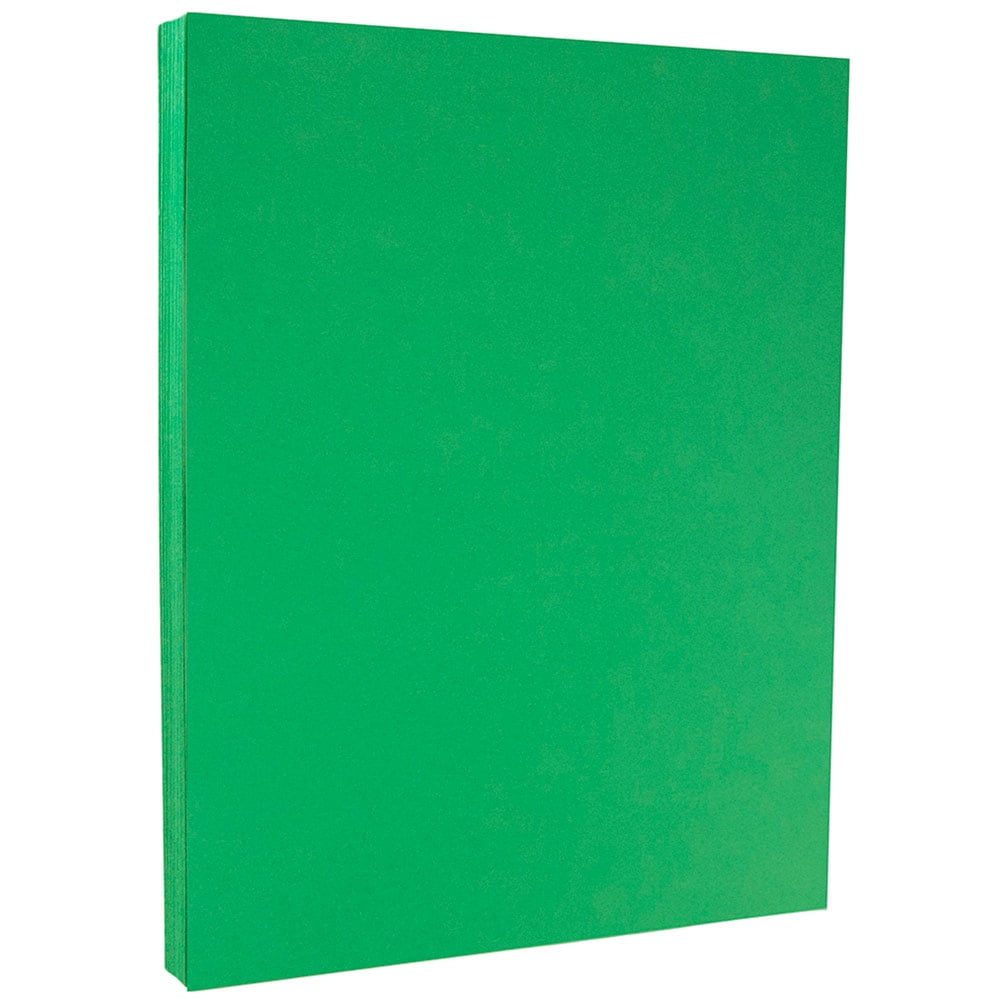 JAM Paper, 8.5 x 11 Paper, 32lb, Green, 50 Sheets