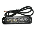 thumbnail image 1 of Emergency Indicator Light, 2pcs 12V 6 LED Car Truck Emergency Warning Strobe Light Hazard Flashing Lamp, 1 of 7
