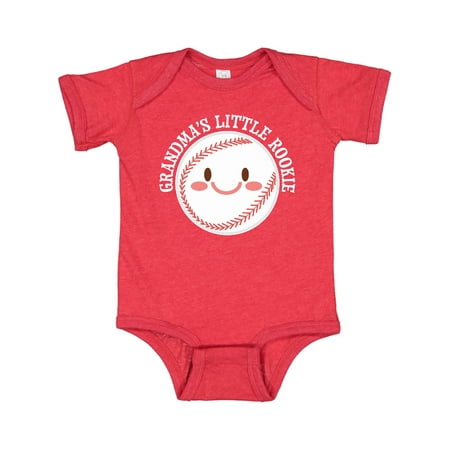 

Inktastic Grandma s Little Rookie- baseball Gift Baby Boy or Baby Girl Bodysuit