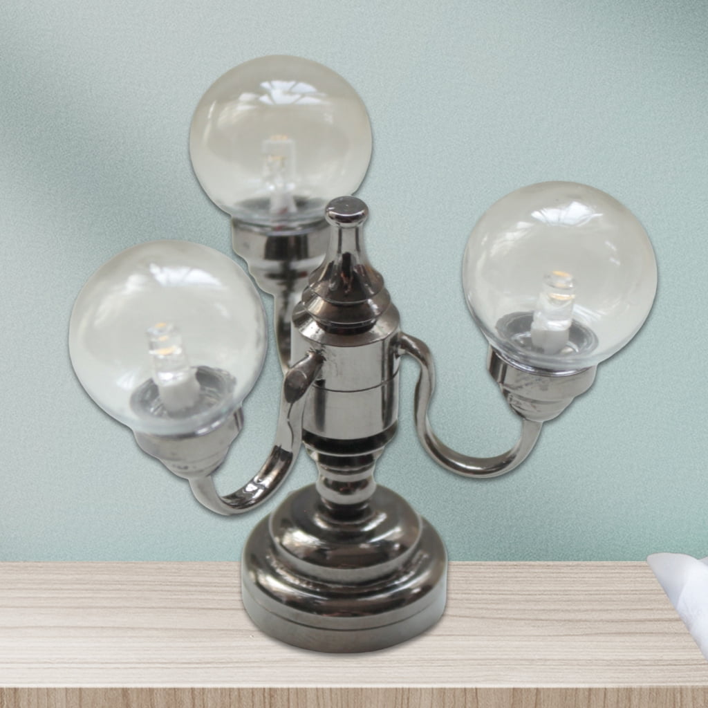 KUFptva Chandelier Model Bedroom Ceiling Light Miniature Lamp Model Accessories Role Play Furnishings Lighting Toy Doll House