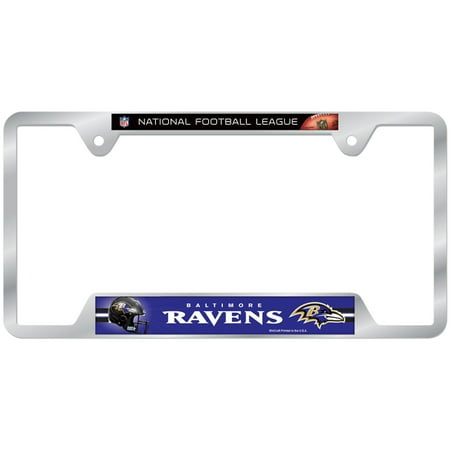 Baltimore Ravens License Plate - Baltimore Ravens WinCraft License Plate Frame - No Size