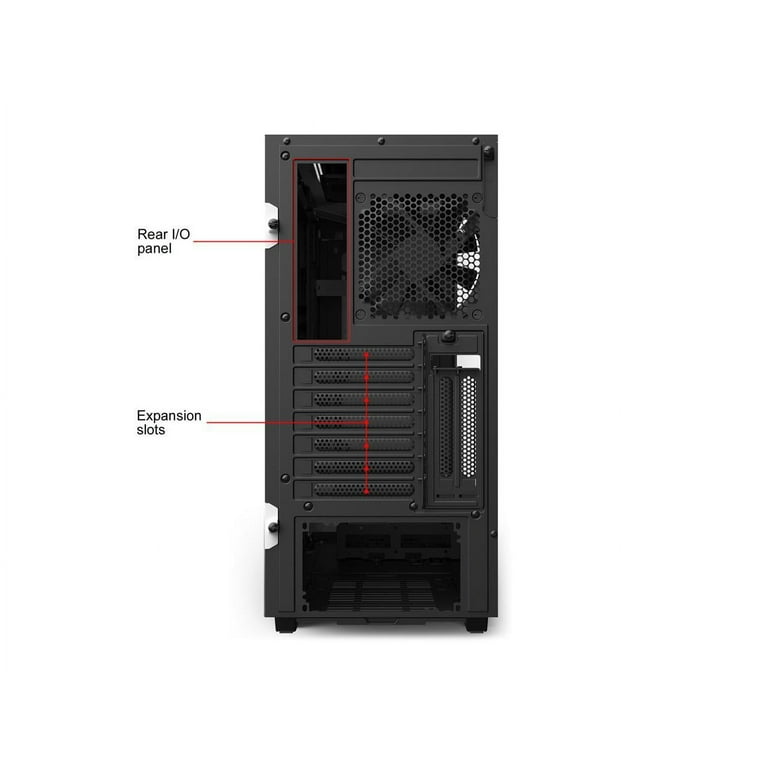 NZXT H series H510i - Tower - ATX - windowed side panel - no power