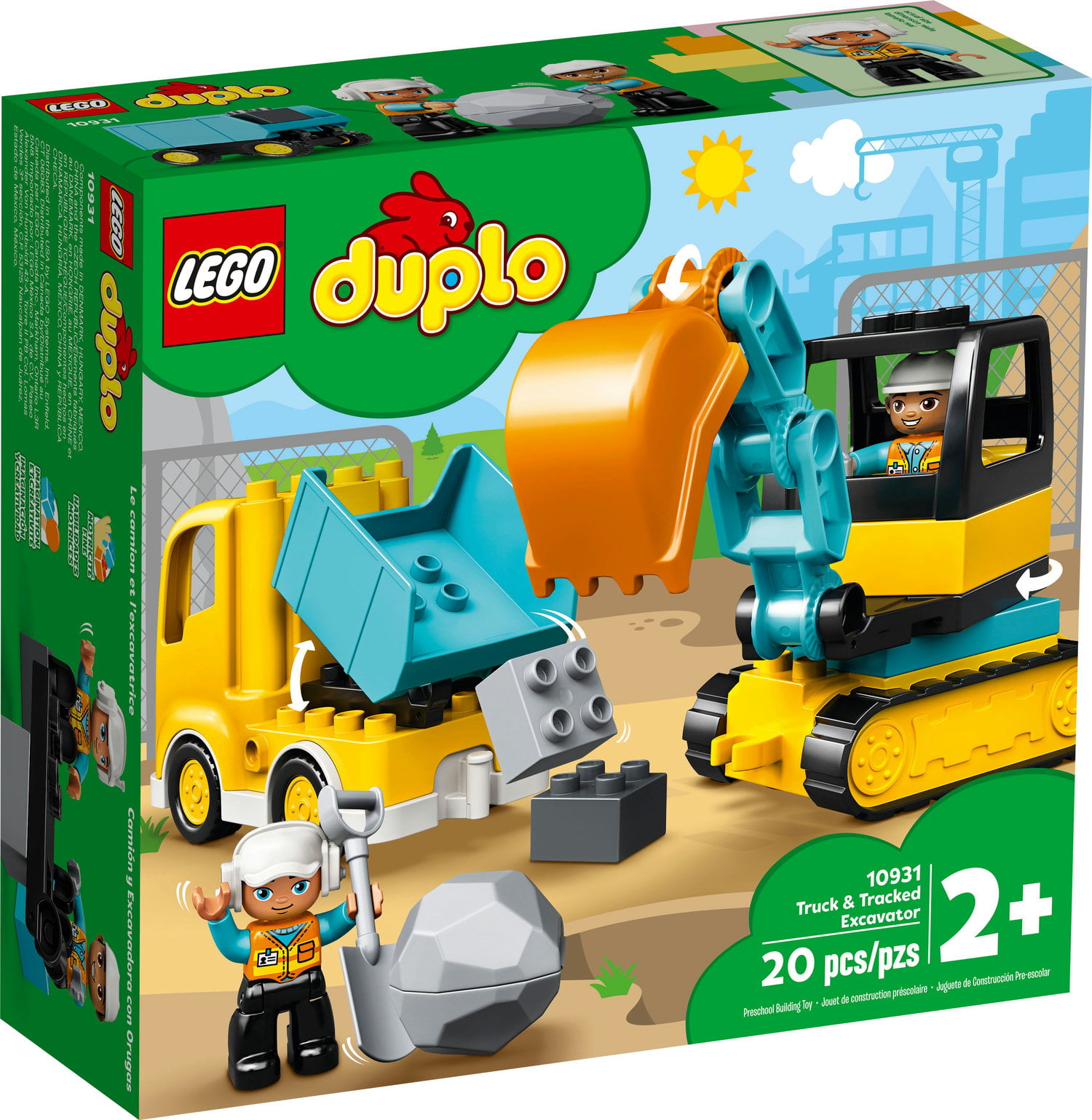 LEGO DUPLO Town Plane 10908 Building Blocks 12 Pieces
