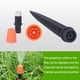 thumbnail image 4 of Fiudx Boquilla de Goteo Ajustable, Aspersor de Riego Atomizador Integrado, Sistema de Riego de Jardín, Caudal Ajustable para Plantas y Árboles, Compatible con Mangueras de 4/7 Mm, Longitud de 18 Cm,, 4 of 4