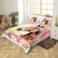 thumbnail image 2 of Horse Duvet Cover Boho Floral King Bedding Set for Girls Boys Kids Child,Farm Animals Comforter Cover Watercolor Flowers Bed Set,Rustic Farmhouse Wildlife Bohemian Decor, 2 of 5