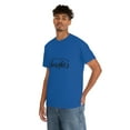 thumbnail image 6 of Think Happy Thoughts Inspirational Optimistic  Gildan Unisex Cotton Tee, 6 of 7
