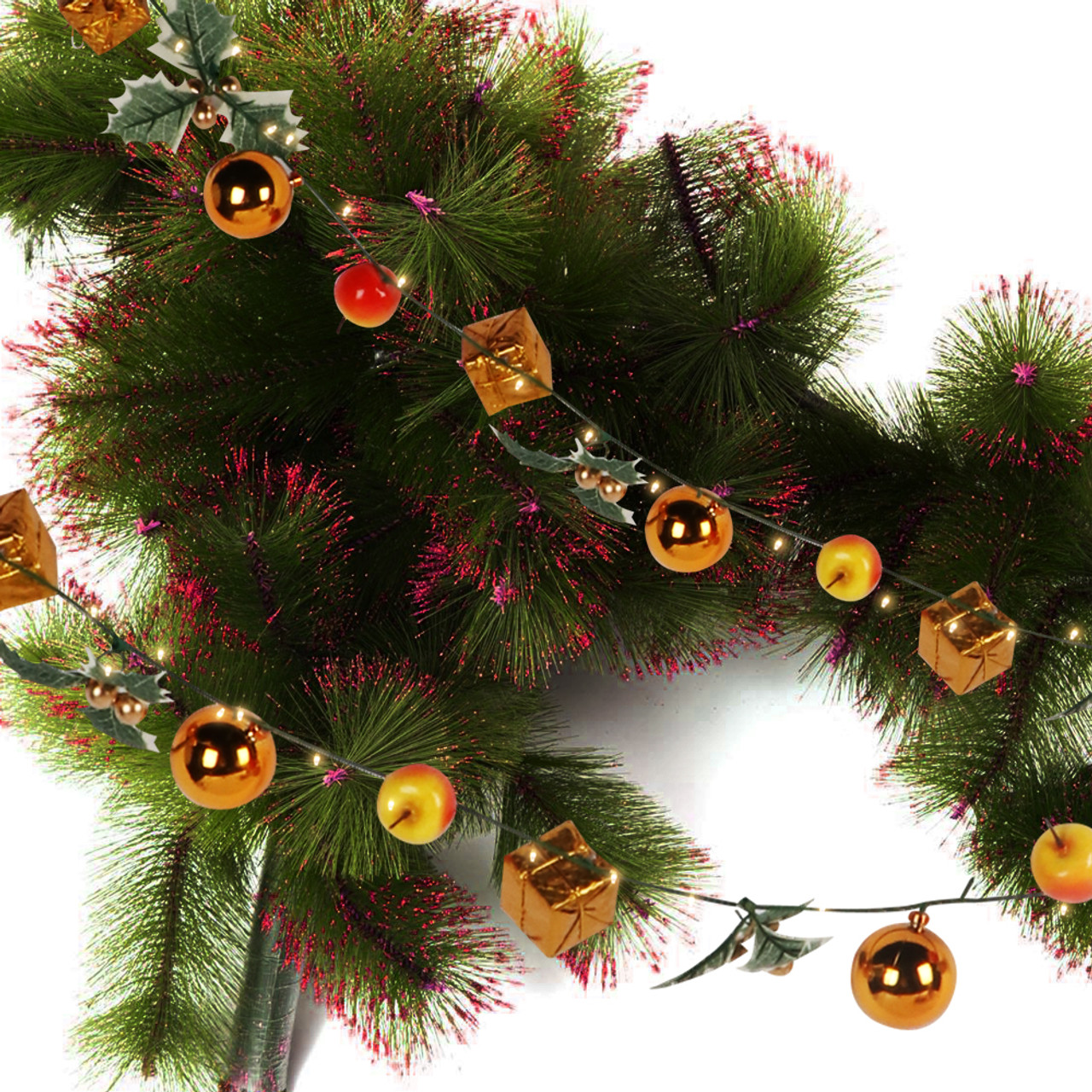 Christmas String Lights Garland Design Your Own LED Fairy Lights Apple