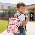 thumbnail image 3 of Uorisanigo School Backpack for Preschoolers, Breathable Strawberry Axolotl Casual Bookbag with Adjustable Shoulder Straps, Large Capacity Lightweight for Camping, 3 of 7