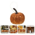 thumbnail image 7 of FRCOLOR 12Pcs Fake Orange Pumpkins Artificial Foam Fall Harvest Decorations for Indoor Display, 7 of 7