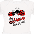 thumbnail image 4 of Inktastic My Mimi Loves Me with Cute Ladybugs Boys or Girls Long Sleeve Baby Bodysuit, 4 of 5