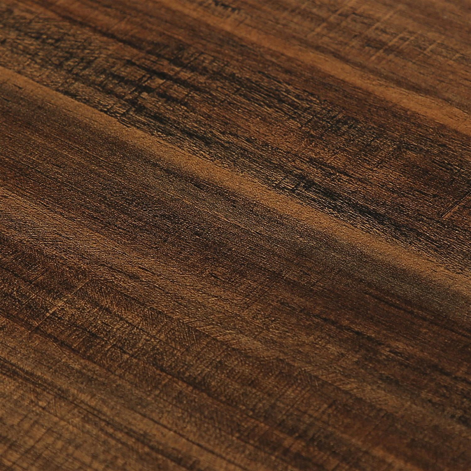 Demi Bonn 47" Farmhouse Console Table, 2-Tier Sofa Table Entryway Table for Hallway, Bedroom, Living Room, Brown