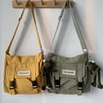 thumbnail image 2 of Upgrade Your Preppy Style with Our Trendy Shoulderbag - Perfect for Students! Featuring a Cute Cartoon Decor and Spacious Interior with Plastic Buckle and Zipper Closure., 2 of 4