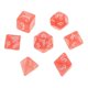 thumbnail image 2 of 7 unids/set dados acrílicos multifacéticos, diferentes rompecabezas grabados digitales juguetes para niños, Mini regalos de juegos de mesa portátiles , Melon rojo Macarena Dados digitales, 2 of 8