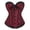 Red, variant on COMVALUE Corsets For Vampire Women: Floral Bustier Corset Tops For Women Burlesque Moulin Rouge (Purple, S)