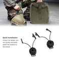 thumbnail image 3 of 1Pair Headset Helmet Adapter,Hunting Earmuffs Support Left & Right Side Attachments Arc Rail Suspension Headset Support for Outdoor, 3 of 8