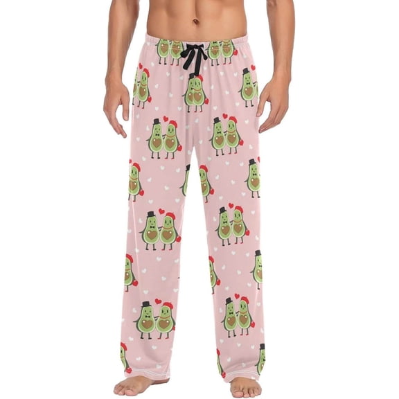 GZHJMY Valentine's Day Pajama Pants for Men, Lounge Pants Lightweight Men Pajama Bottoms with Drawstring Pockets, Christmas New Year Birthday Gifts, Small