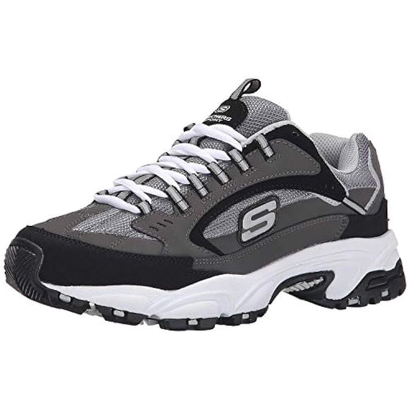 Zapatillas de correr Skechers Stamina Nuovo para hombre en color carbón/negro
