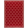 thumbnail image 3 of Safavieh Courtyard Amy Geometric Indoor/Outdoor Area Rug, Red/Beige, 8' x 11', 3 of 17