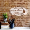 thumbnail image 3 of Victorian Plus Smooth Sailing Ahead Wall or Door Sign | Boat Sailing Decoration - Medium, 3 of 8